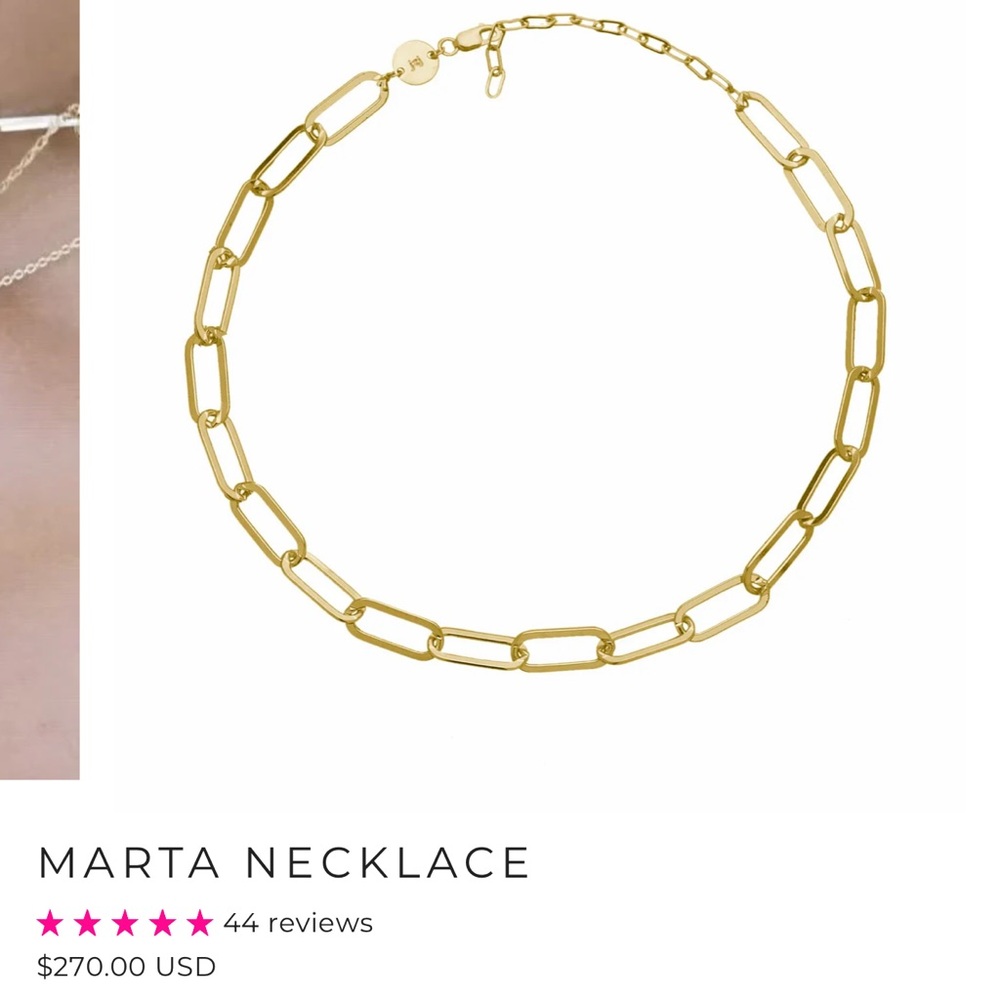 Necklace - Gold Chain Link Necklace
